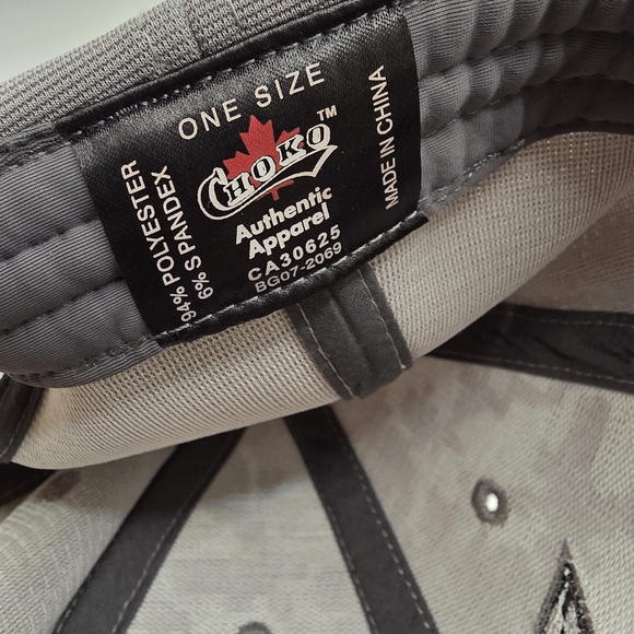 Corvette Gray Logo Embroidered Baseball Cap - Picture 4 of 5